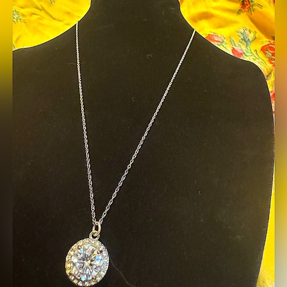 NWT 925 CZ 18in striking necklace - Picture 3 of 4